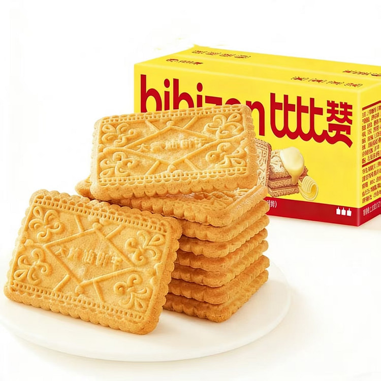 比比赞 大黄油饼干 300g*1箱