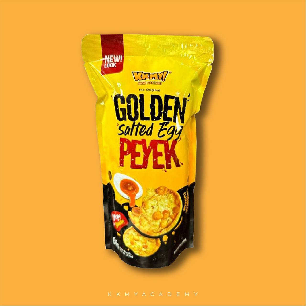 SALTED EGG PEYEK CHIPS - 100 GRAMS 1 each