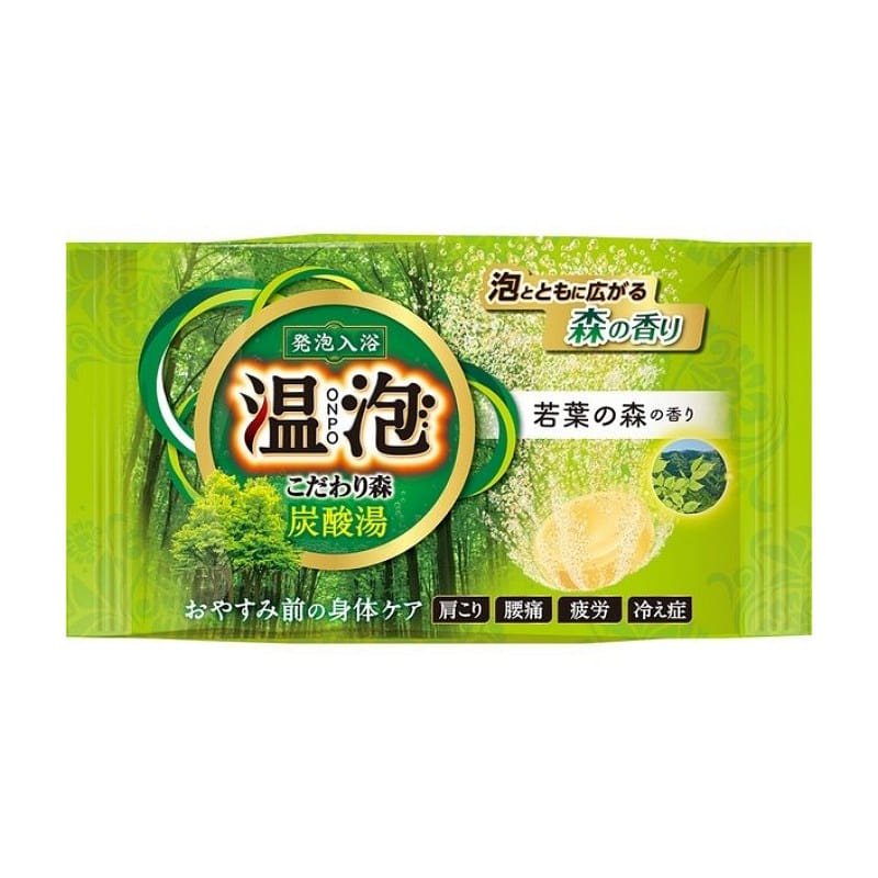 アース製薬 温泡こだわり森炭酸湯若葉の森1錠 1 個