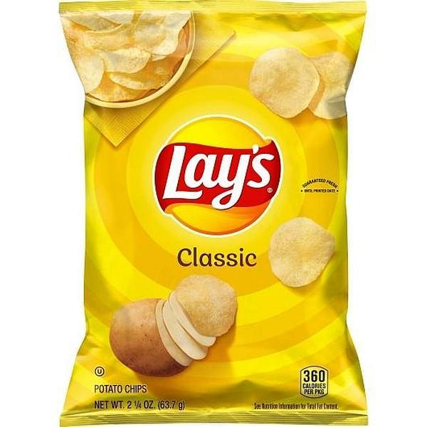 Lay's Classic Potato Chips 2.25oz 24ct 1 each