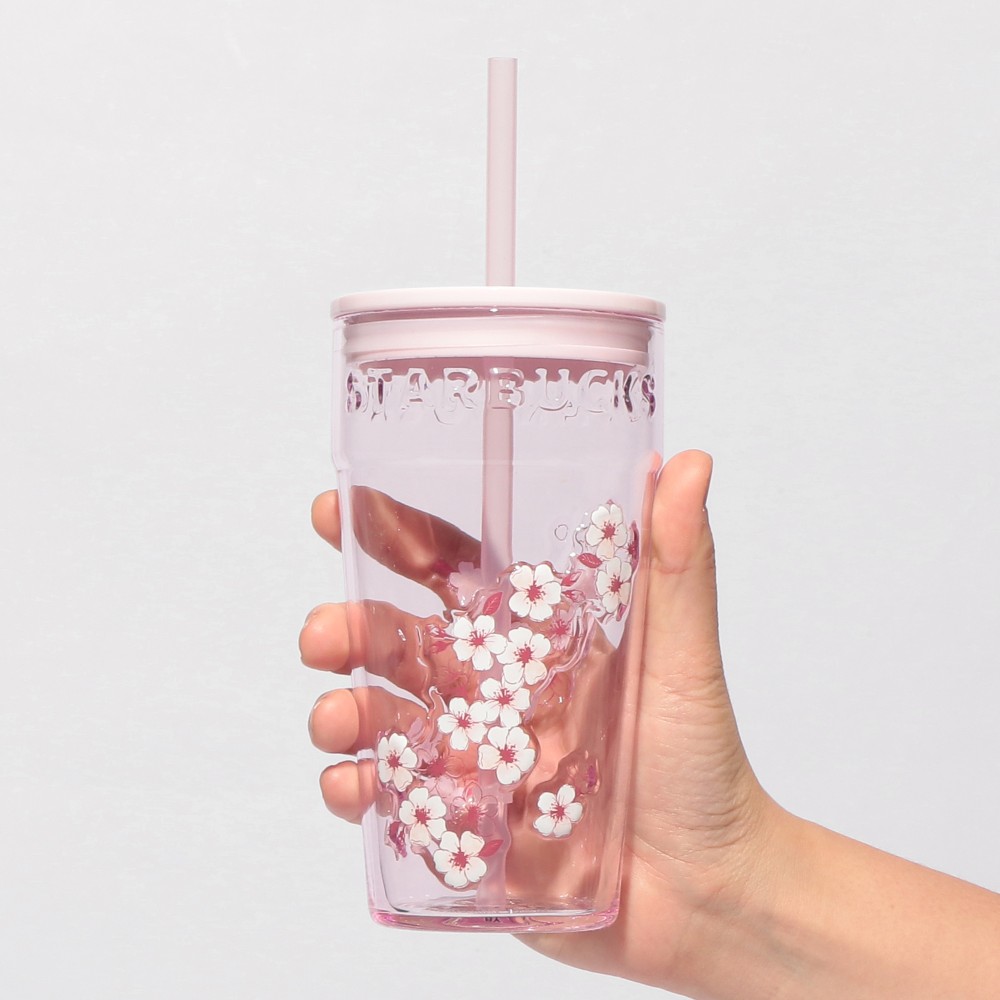 スターバッ SAKURA2026グラスタンブラーピンク473ml 1 個 - Weee!
