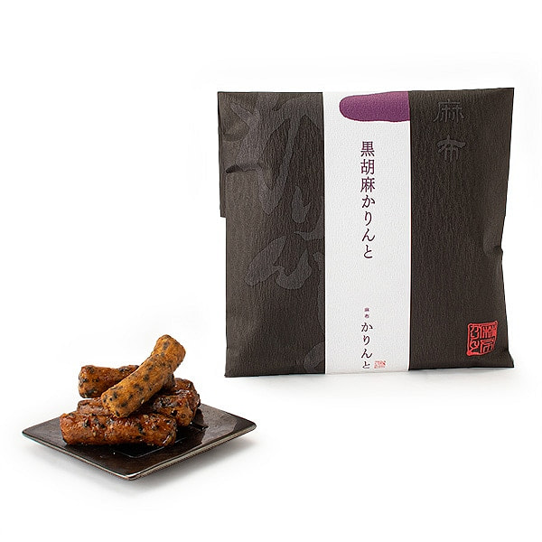 麻布十番 黑芝麻花林糖米果 50g