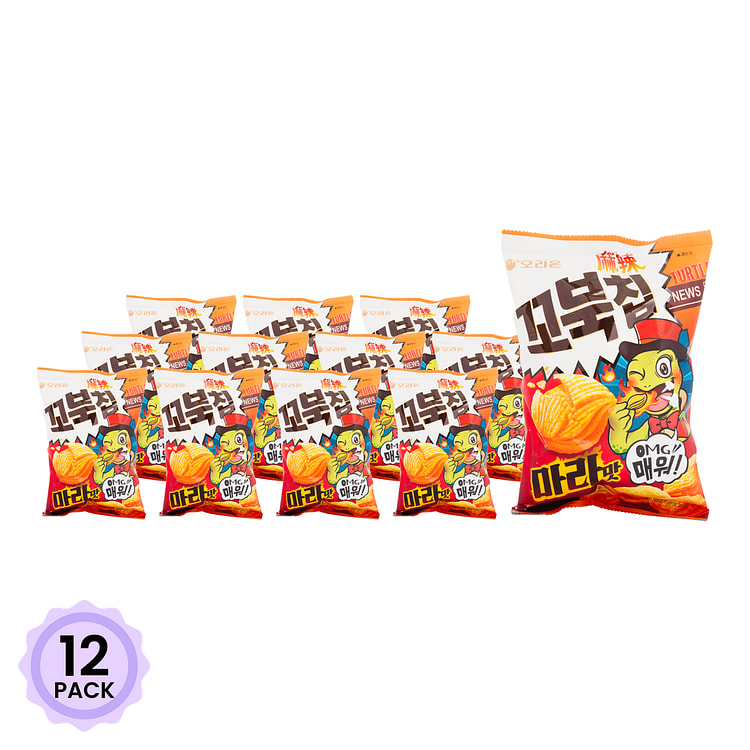 Orion 四层玉米脆薯片 麻辣味 80 克*12 包