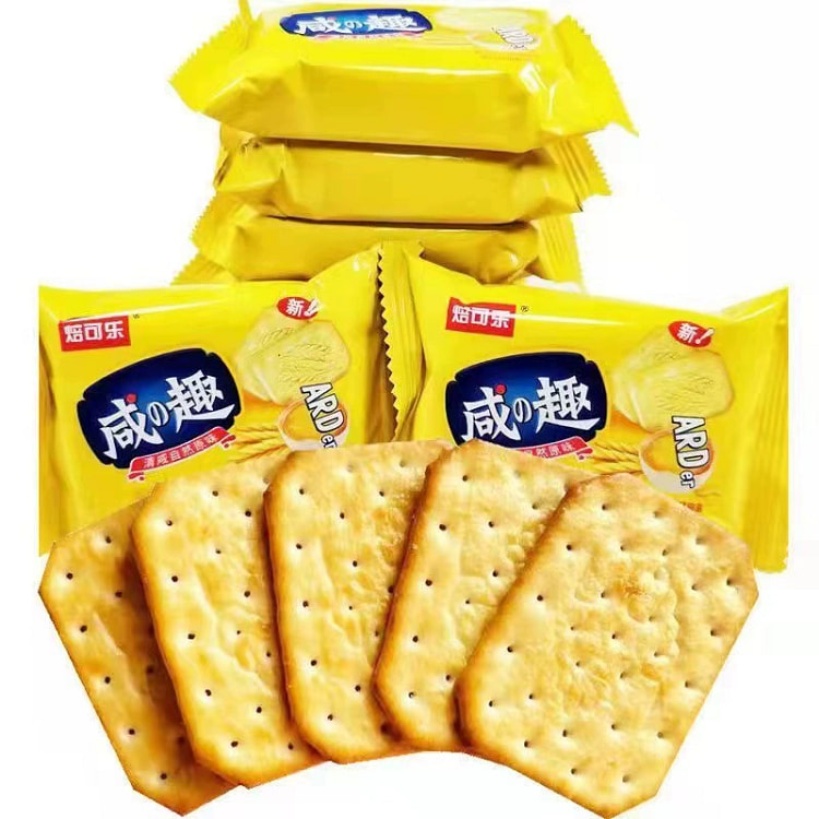 焙可乐咸趣饼干清咸原味250克12包