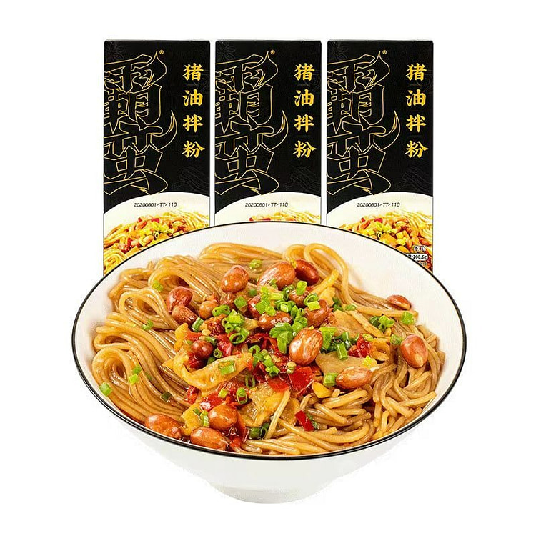 霸蛮 猪油拌粉200g*3盒
