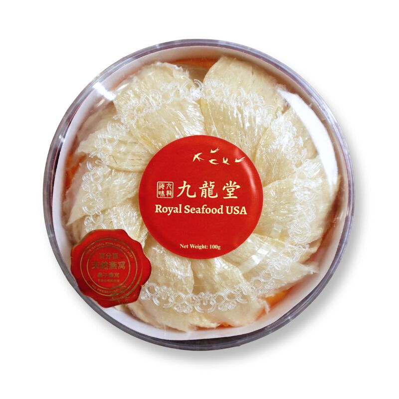 九龍堂 雨季頭期頂級印尼乾挑燕盞 AAAAA級燕窩 100 克
