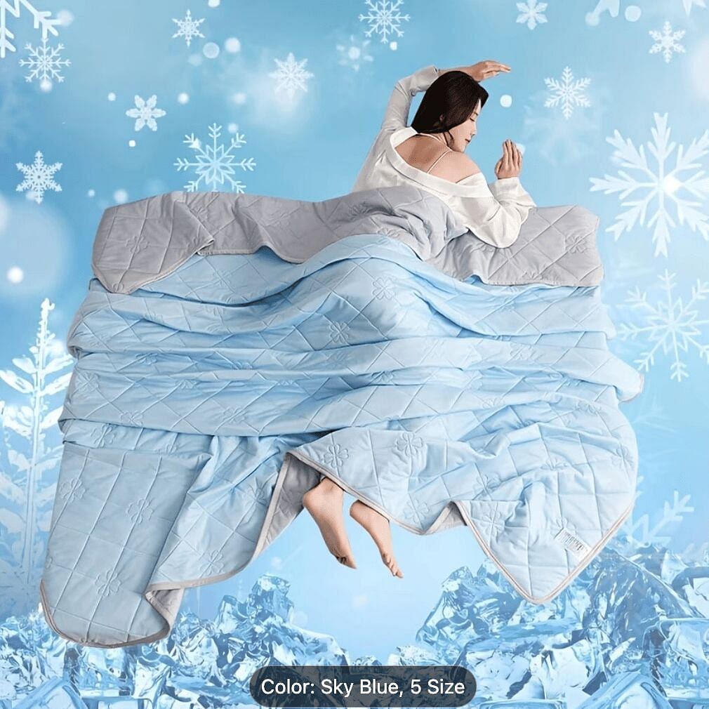 1pc Large Cooling Blanket for Hot Sleepers- Breath 1 box