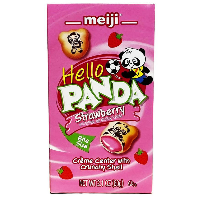Meiji Hello Panda 草莓味 2.1oz