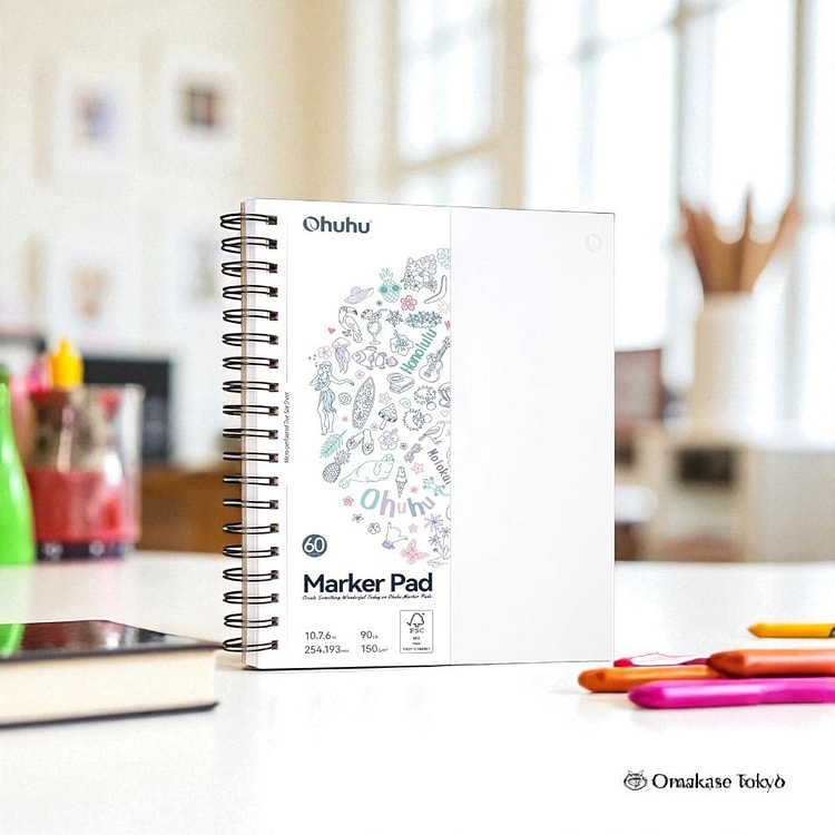Ohuhu Marker Sketchbook 60 Sheets  254 x 193 mm 705 g