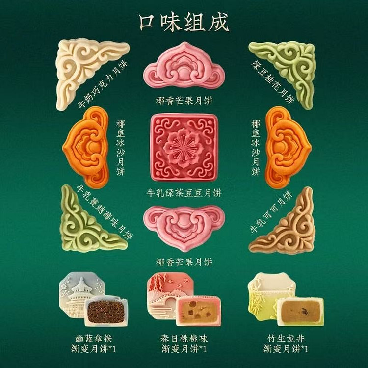 皇家尚食局中秋节月饼礼盒国风桃山月饼