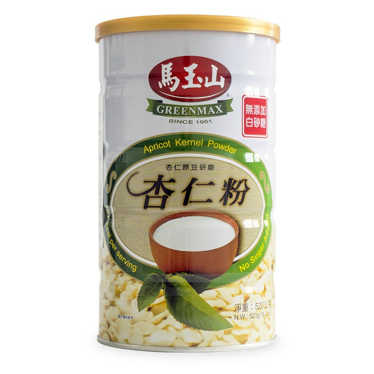 马玉山进口杏仁粉南杏仁豆腐烘培杏仁食材低糖营养冲饮 520 克