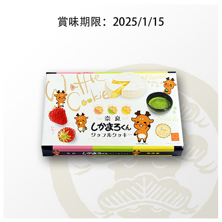 maedaseika Nara Limited Cream Sandwich Waffle Cookies 12 pieces