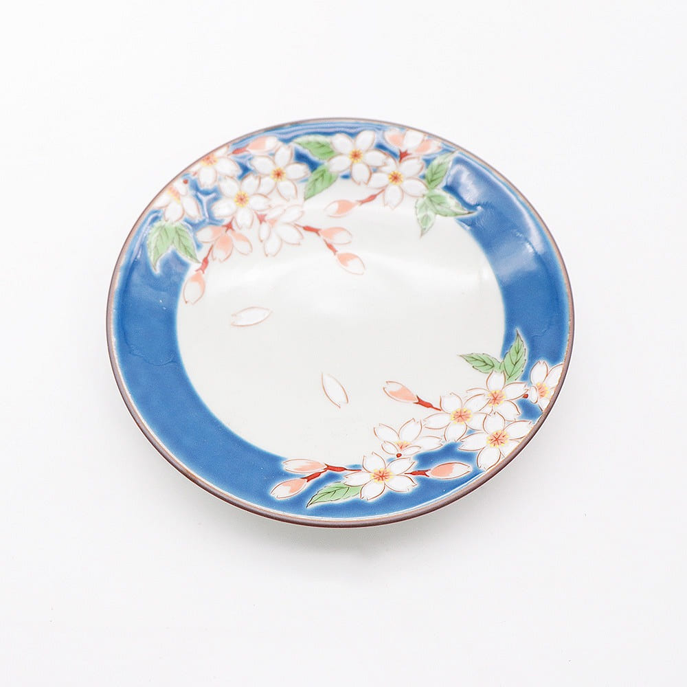 Kutani Ware Main Plate (Cherry Blossom 5.43") 1 each