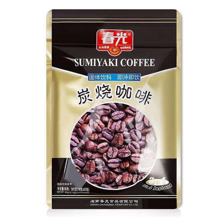 春光炭烧咖啡粉360g提神醒脑速溶咖啡粉三合一 360 克