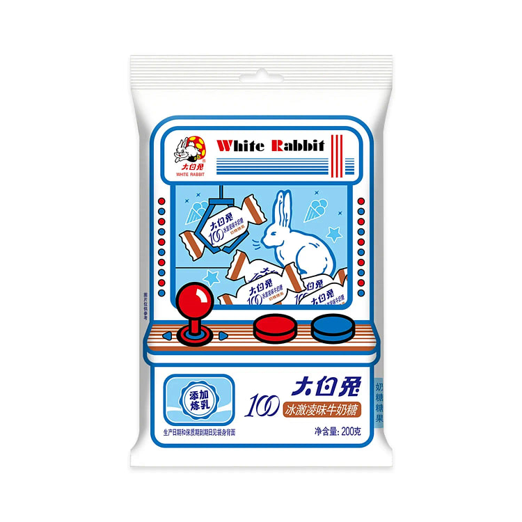 大白兔100冰淇淋味牛奶糖  1袋 200 克