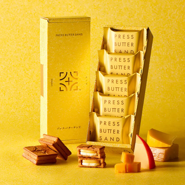 PRESS BUTTER SAND芝士焦糖黄油曲奇 1 盒