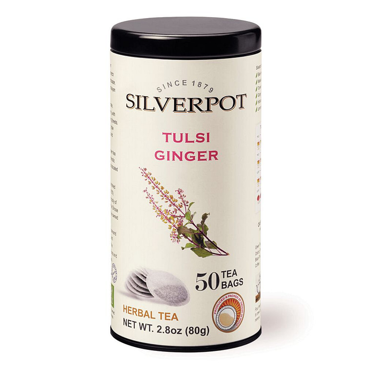 Silverpot, Tulsi & Ginger 50 count