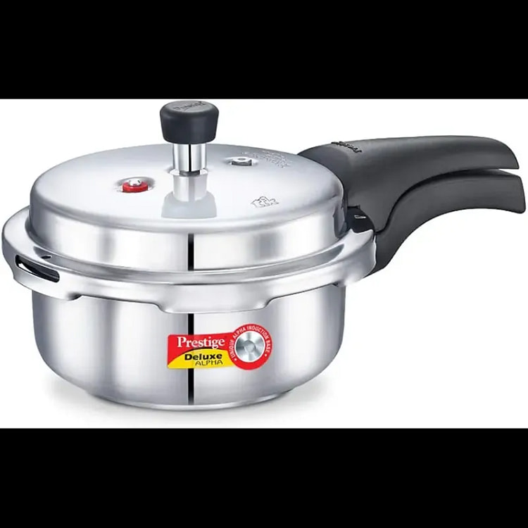 Prestige Stainless Steel Pressure Cooker, 2 liter 1 count