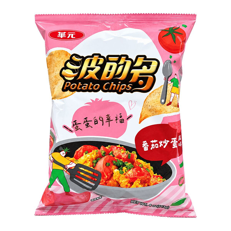 Hwa Yuan Potato Chips (Tomato & Scrambled Egg) 73 g