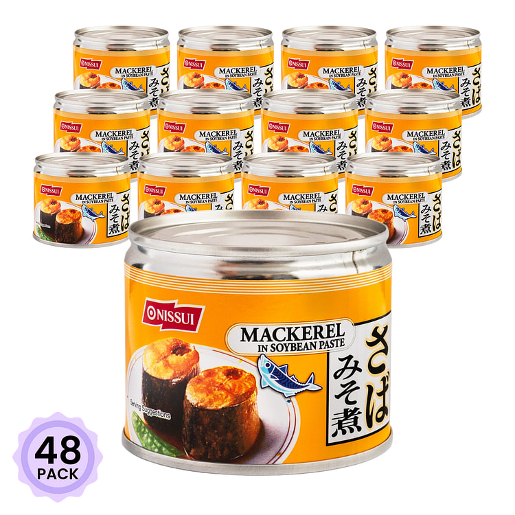 日水牌  青花鱼罐头 味噌味 3 盎司*48 包