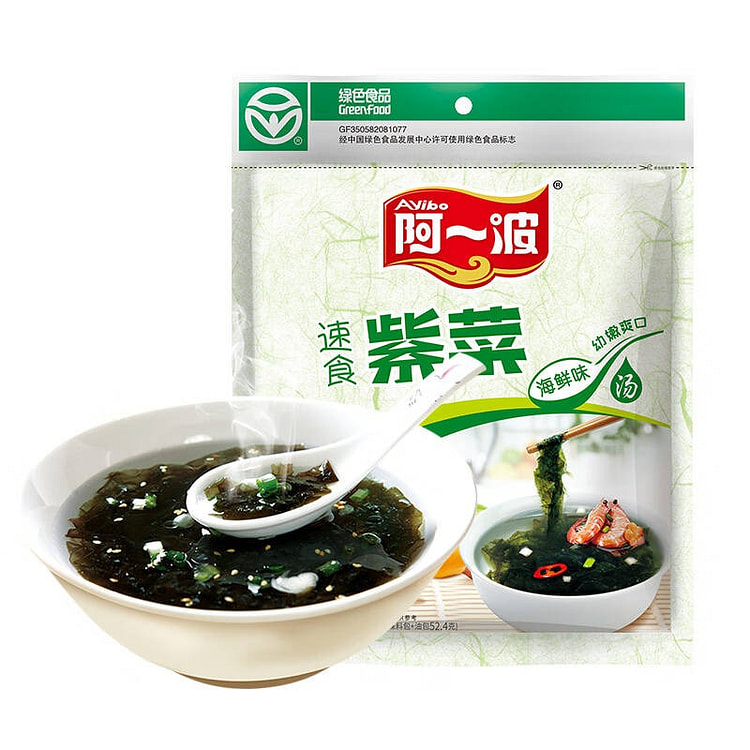 A Yibo instant seaweed soup 62g seafood flavor