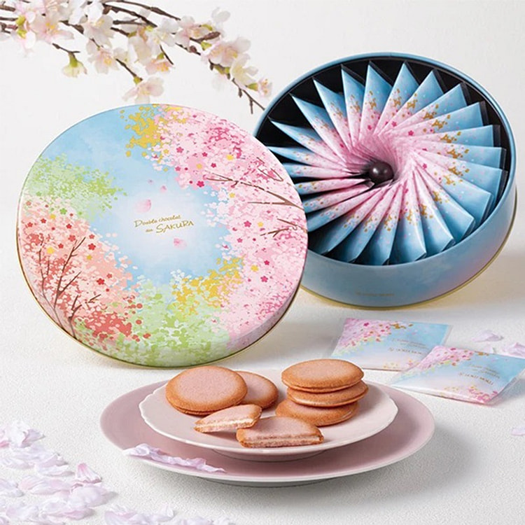 YOKUMOKU Cherry Blossom Cookies Gift Box 24pcs