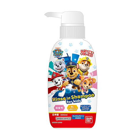 Bandai 冲洗式洗发水 Paw Patrol