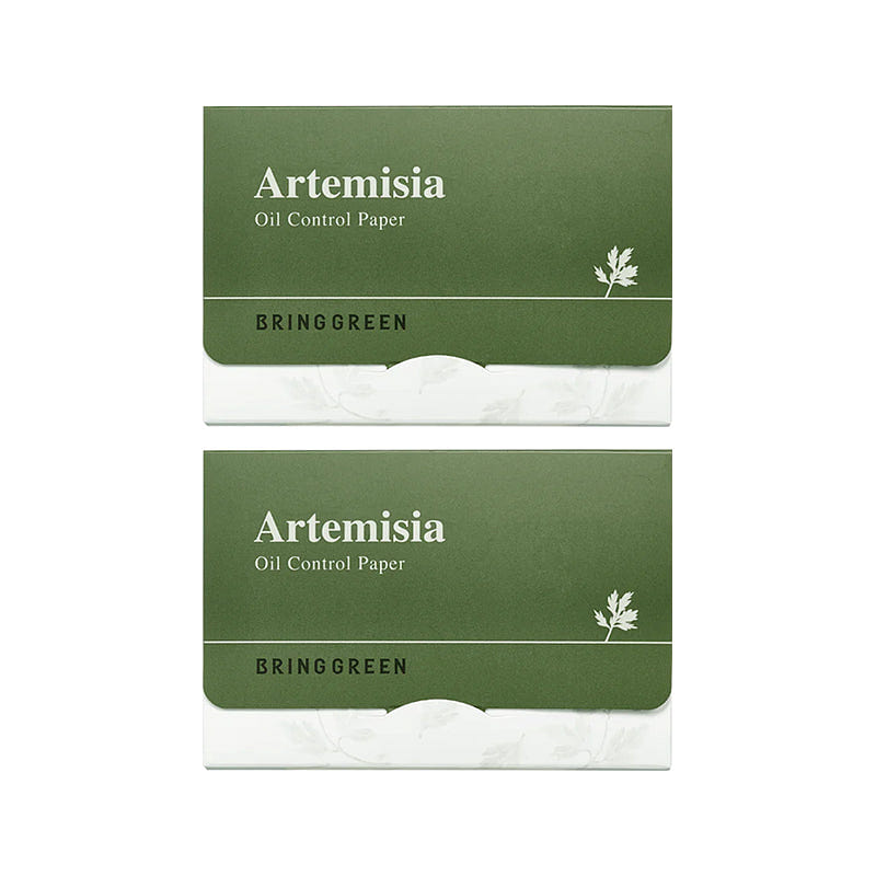 BRINGGREEN’s Artemisia Oil Control Paper 70 Sheets Double Set 1 each