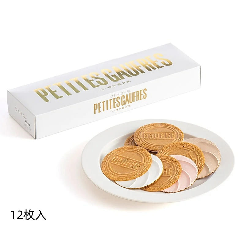 Kobe Fugetsudo Petit Gaufre Cookie 12 pcs 1 box