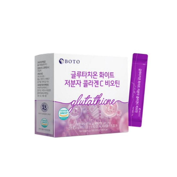 BOTO 谷胱甘肽低分子胶原蛋白 C生物素30条 1 份