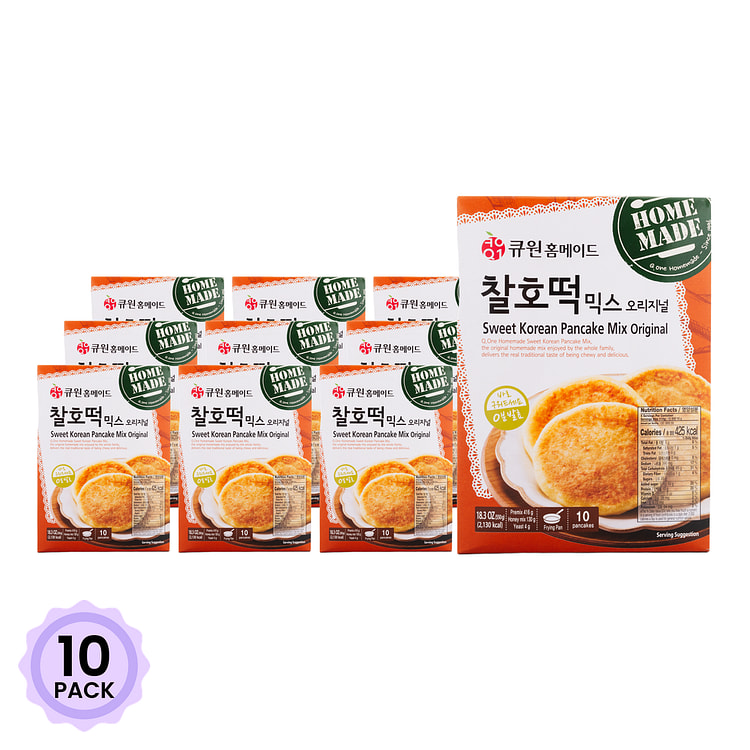 Q One 香甜韩式煎饼粉 原味 1.2 磅*10 包