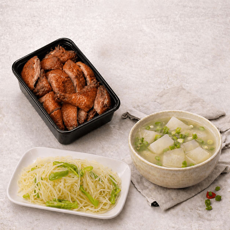 特价精选 樟茶鸭套餐(2菜1汤) 1 份