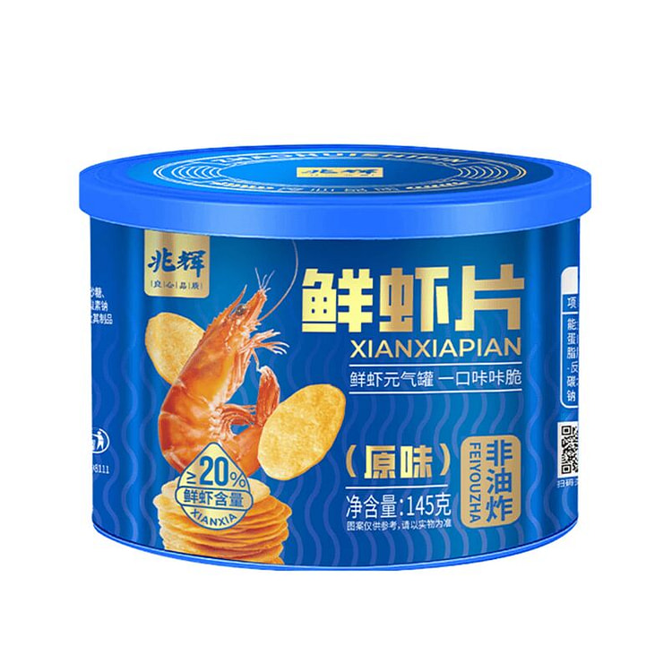 Zhaohui Original Flavor Fresh Shrimp Chips 145g 145 g