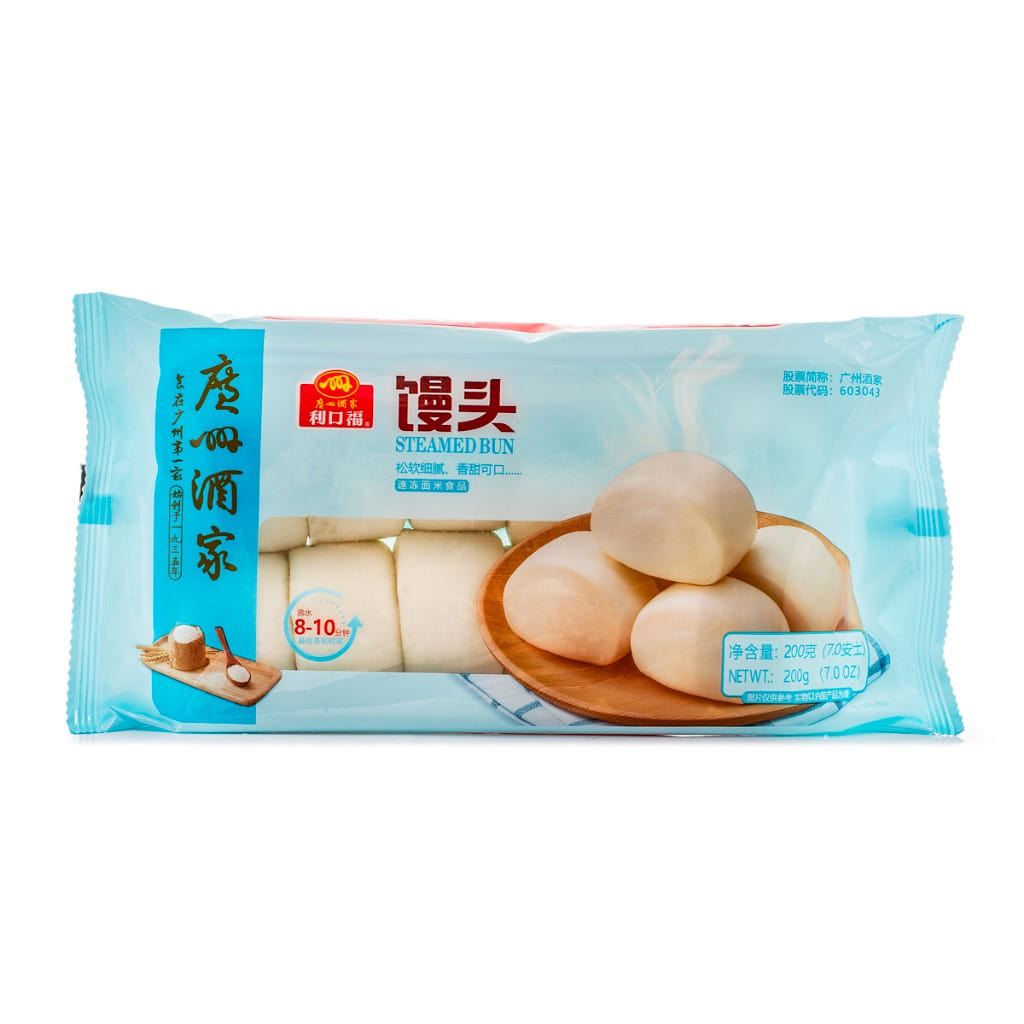 Pãezinhos de Leite no Vapor Congelados Guangzhou Restaurant 200 grama(s)