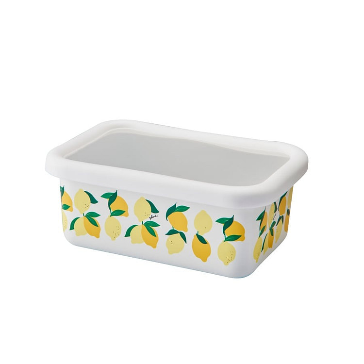 Japan Plune Storage Jar Rectangle (Gift Box)-Lemon
