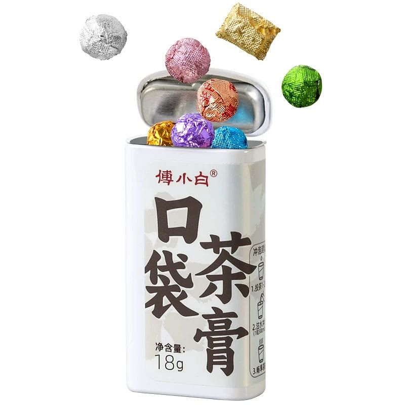 Fu Xiaobai Pocket Tea Paste Small Canister, 18g pe 1 can