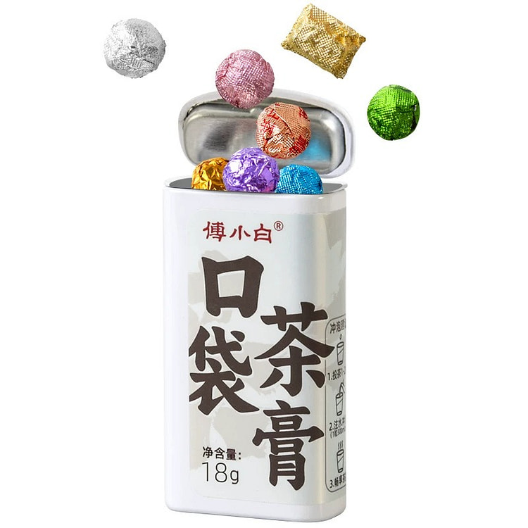Fu Xiaobai Pocket Tea Paste Small Canister, 18g pe 1 can
