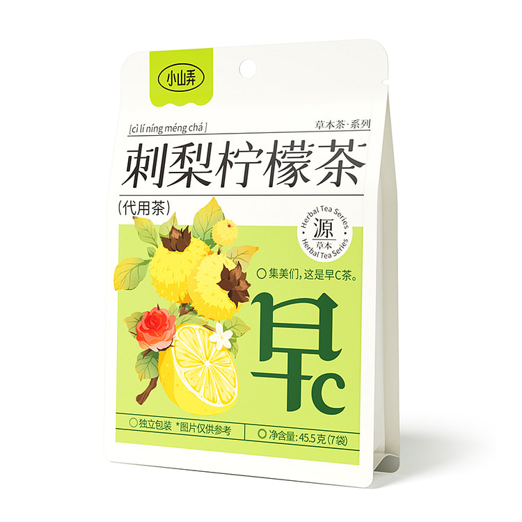 小山弄养生茶刺梨柠檬红玫瑰山楂养生45.5g*1袋