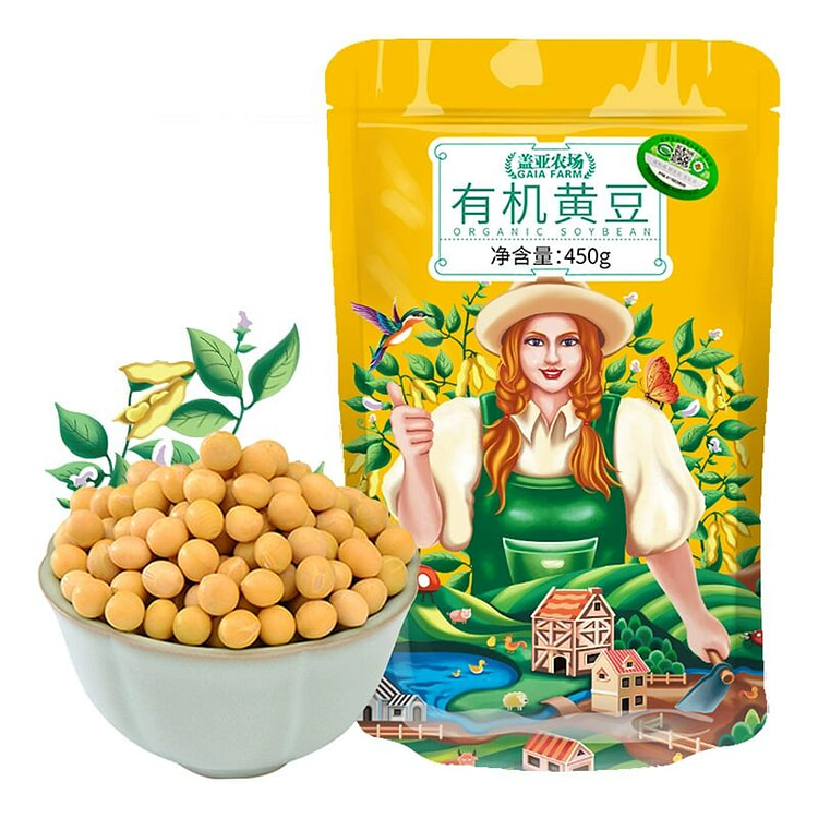 盖亚农场黄豆有机黄豆