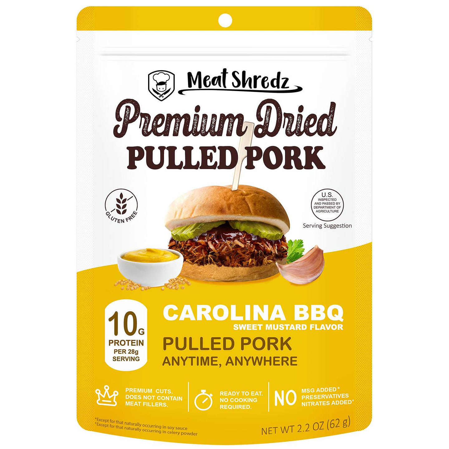 Meat Shredz – Carolina BBQ Sweet Mustard 2.2 oz