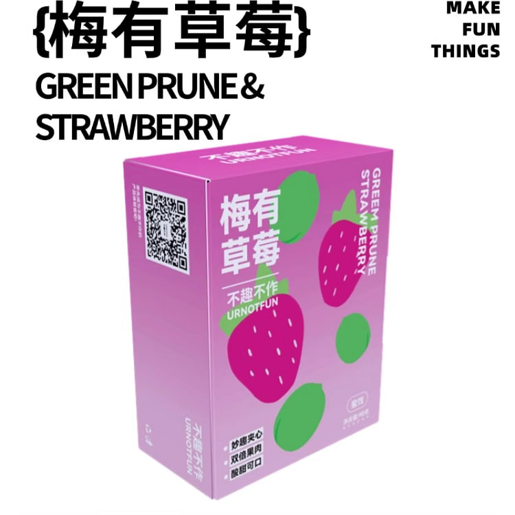 URNOTFUN青梅抱草莓90g*1盒