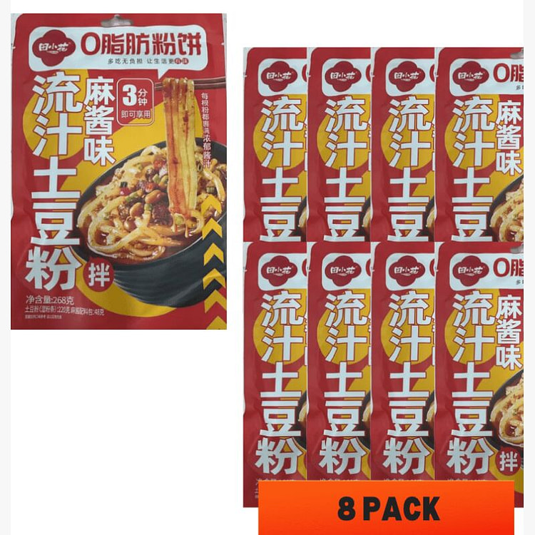 TianXiaohua FattySoupPotatoNoodles,sesame271g*8pcs 271 g