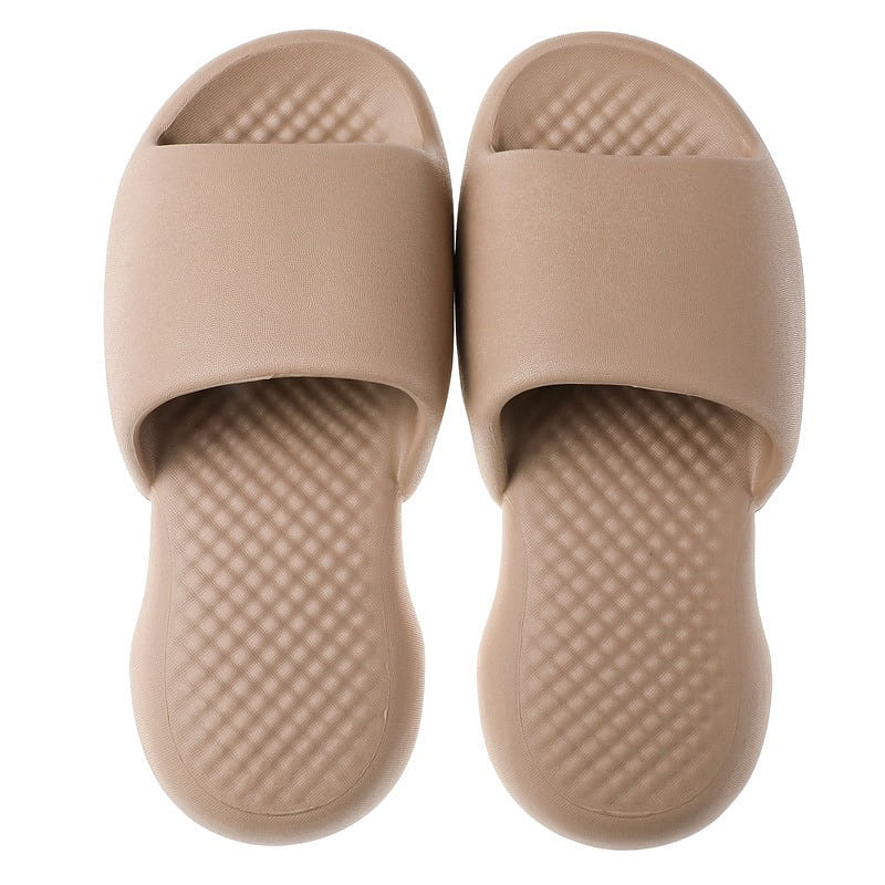 Slippers Like a Cloud Non-Slip Quick Dry Shower Sandals Bathroom, Khaki, 42-43 1 count
