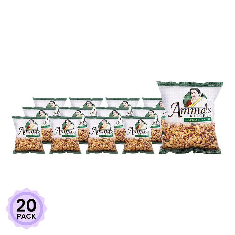 Ammas Kitchen 印度风味花生零食 285 克*20 包