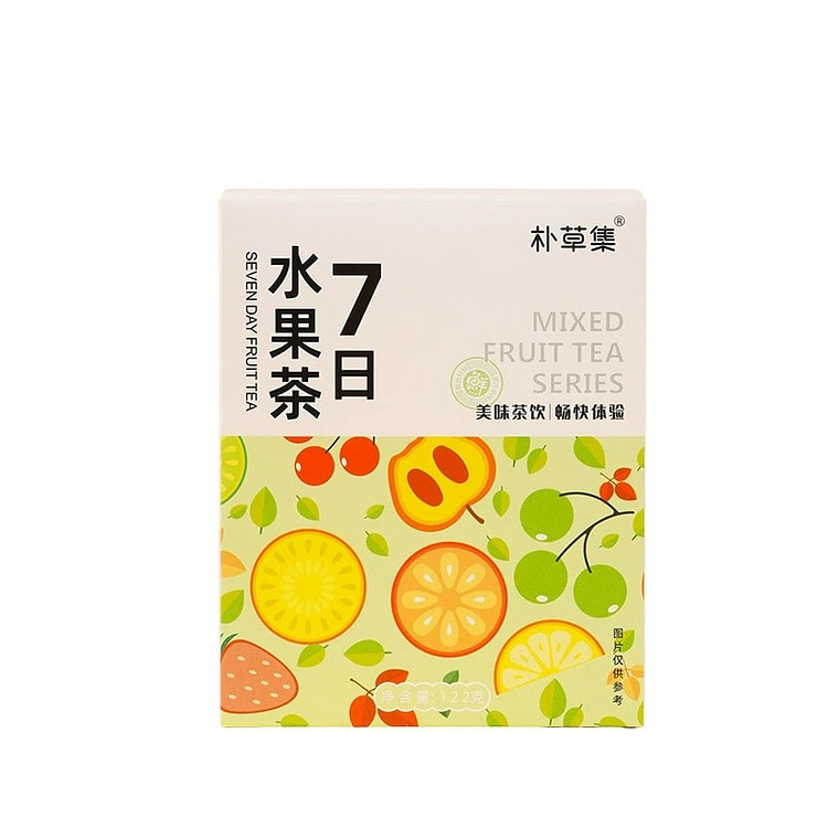 一周水果茶西柚金桔百香果水果茶 122g/盒 1 包