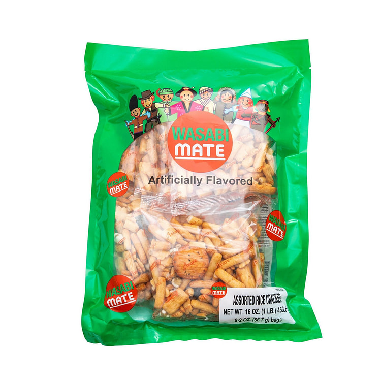 Shirakiku Wasabi Mate Assorted Rice Crackers