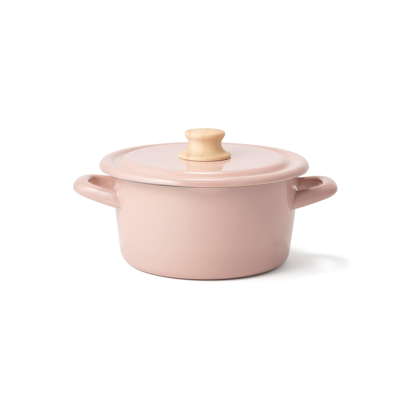 FUJIHORO Cotton Series 18cm Casserole, Ash Pink 2.3L 1 count