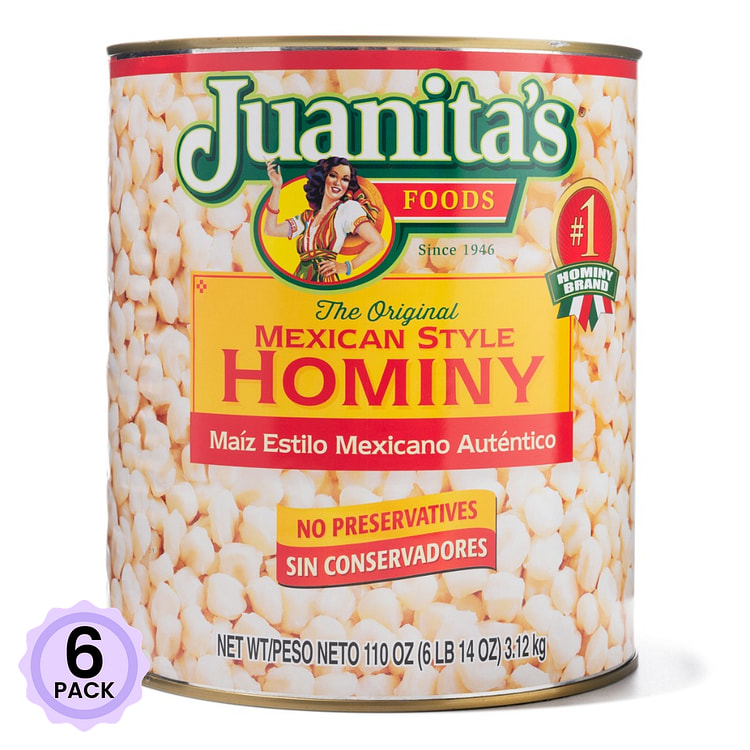JUANITAS 墨西哥风味玉米粥 110 盎司*6 包