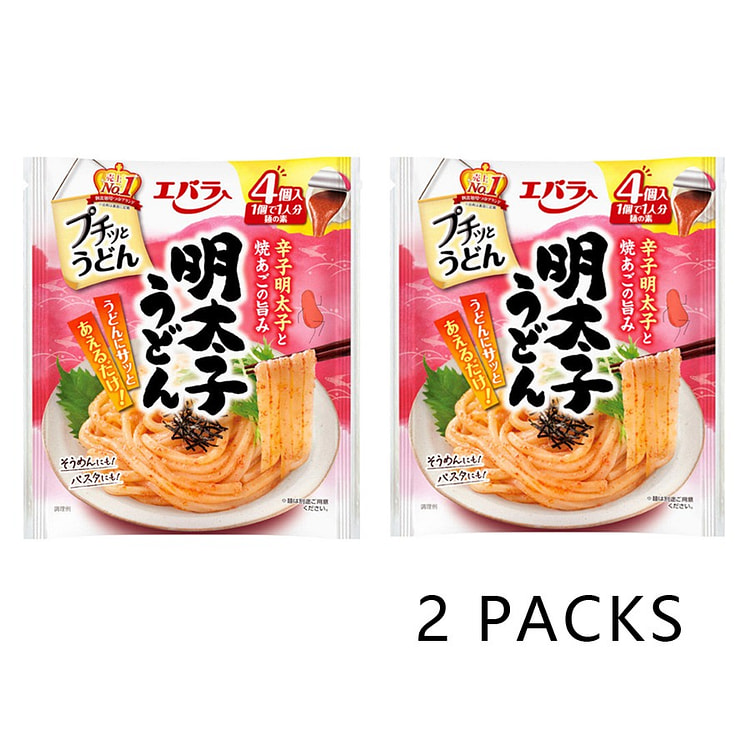 Ebara Petit Cold Udon Mentaiko Flavor 4Pcs 88g*