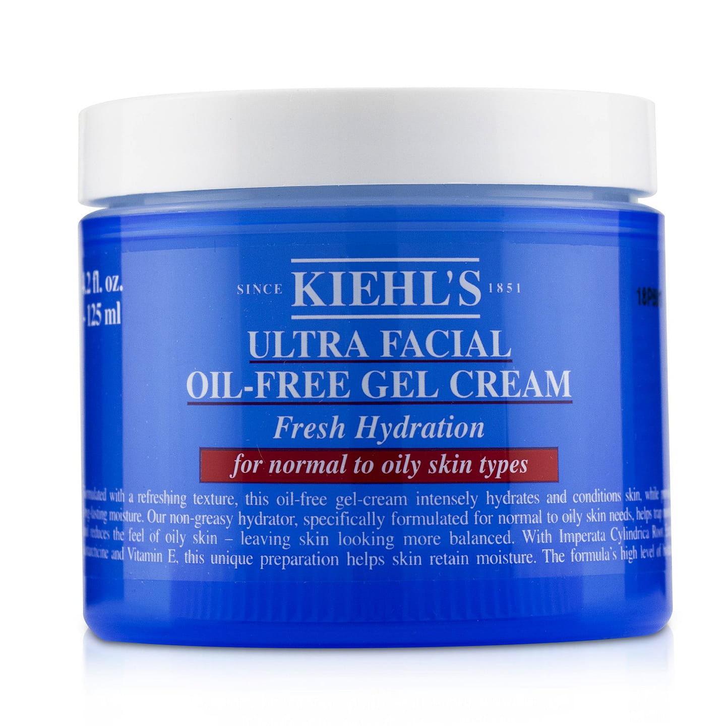 Kiehl’s Ultra Facial Oil-Free Gel Cream – For Normal to Oily Skin Types 125ml/4.2oz 125 ml
